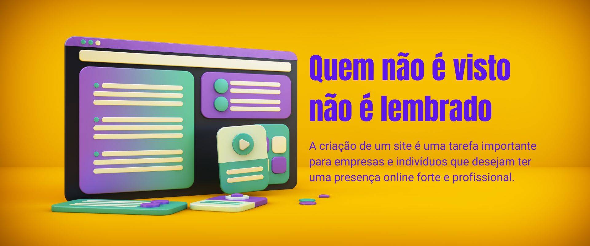 criação de site pra uma presença online profissional